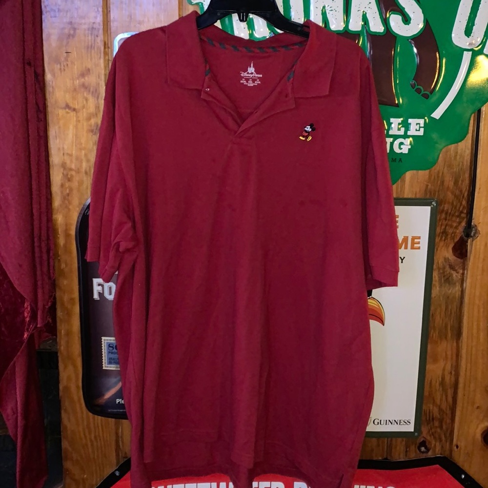 Disney Parks  3XL Mickey Mouse Red Polo